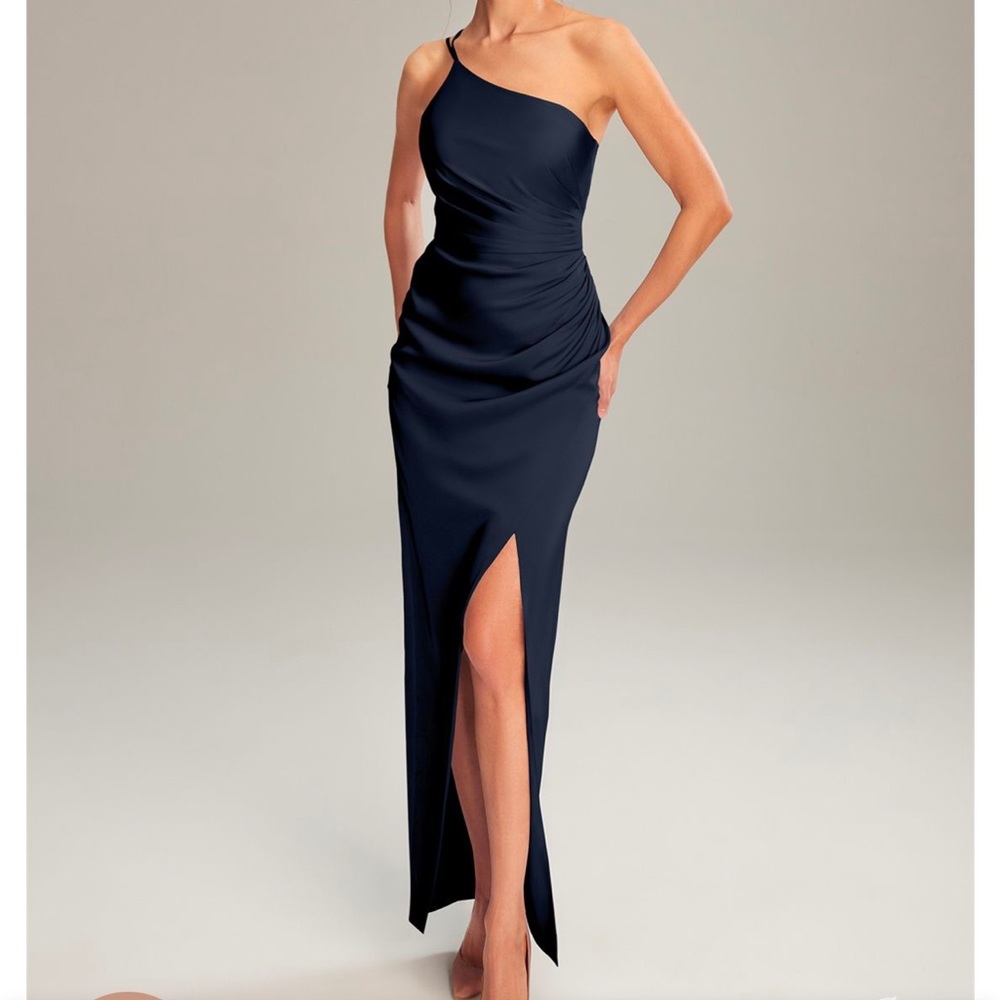 Maxi navy blue slit dress (only worn once for this video).